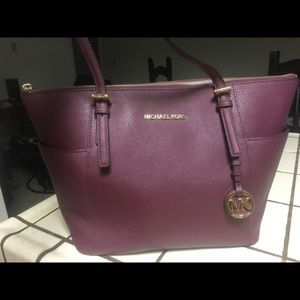 Brand new plum Michael Kors purse